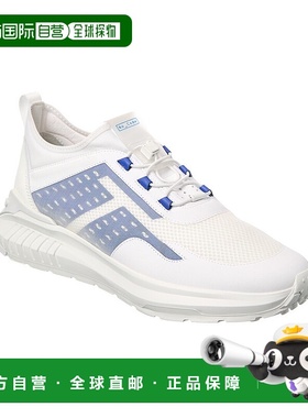 自营 tod'sTOD系带Rete跑步鞋No_Code网眼皮革运动鞋-白色 美国奥