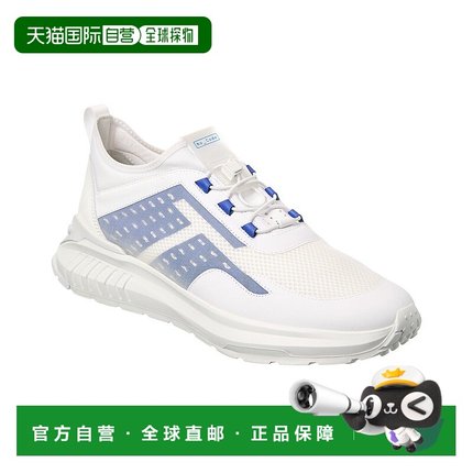 自营 tod'sTOD系带Rete跑步鞋No_Code网眼皮革运动鞋-白色 美国奥