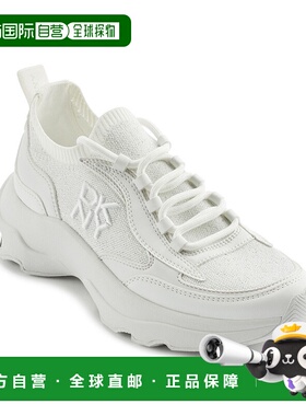 自营 dkny女式Jami系带运动鞋-亮白色 美国奥莱直发厚底