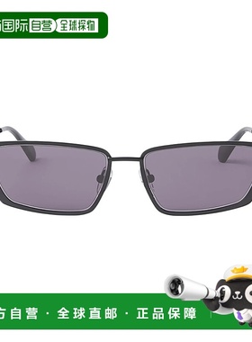 自营 off-white米白色Richfield猫眼太阳镜-黑-深灰色 美国奥莱直