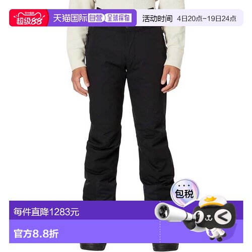 自营Men's Bogner Fire + Ice Scott 3-T Pants  Black Mid Rise
