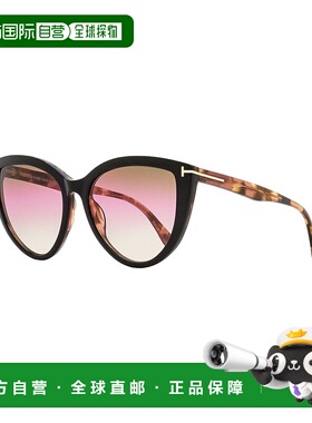 自营Tom Ford Women's Isabella 56mm Sunglasses - black 美国奥