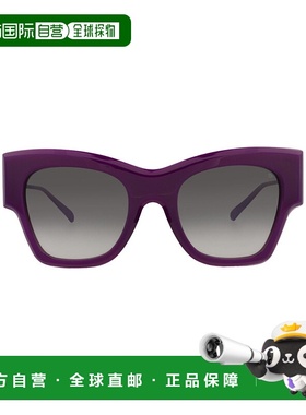 自营 philipp plein猫眼镜框醋酸酯太阳镜-紫罗兰烟熏色 美国奥莱