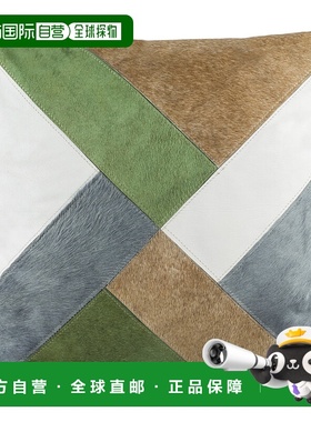 自营 Safavieh Clovis 牛皮枕头 - 什锦 美国奥莱直发