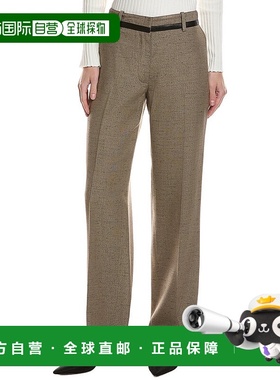 自营Proenza Schouler Aiden Linen-Blend Pant - brown 美国奥莱