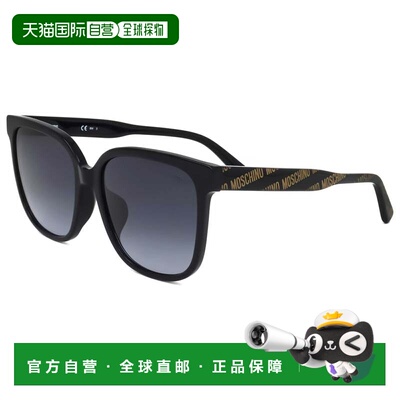 自营Moschino Women's Black 58mm Sunglasses - black 美国奥莱