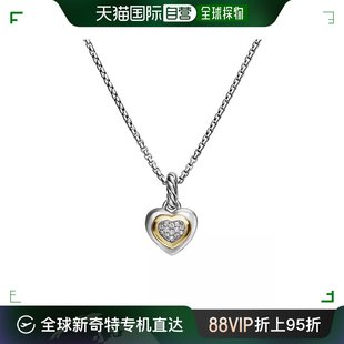 yurman 美国直邮 david 项链纯银钻石吊坠手链戒指心形银色