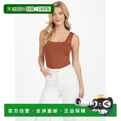 自营guessAva 连体衣 - 草甸棕色 美国奥莱直发性感