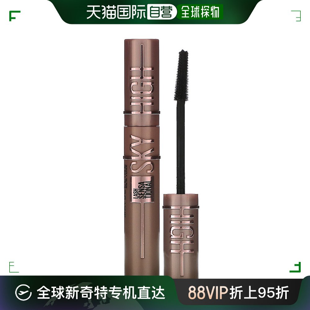 Maybelline美宝莲睫毛膏浓黑色自然立体7.2ml纤维发生彩妆