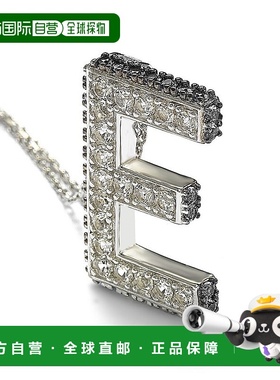 自营 Suzy Levian 纯银蓝宝石和钻石装饰字母吊坠 - 蓝色 美国奥