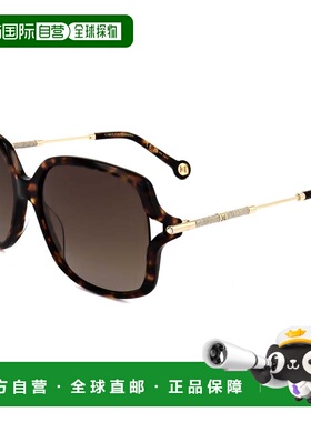 自营Carolina Herrera Women's Havana 58mm Sunglasses - havana