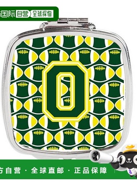 自营Carolines Treasures CJ1075-OSCM 字母 O 足球绿色和黄正品