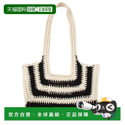 自营l spaceL * SPACE Caylin钩针手提包-黑色 美国奥莱直发