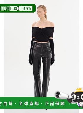 自营 lamarqueCamelia | Lurex针织上衣-黑色 美国奥莱直发性感