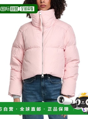 自营Canada Goose Garnet Cropped Puffer Coat - pink 美国奥莱