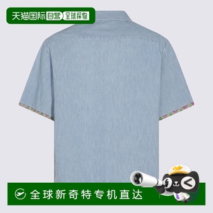 華倫天奴 男士 香港直郵潮奢 TRIMS 花朵牛仔布 Valentino 1h可退