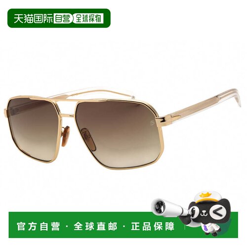 自营david beckhamDB 7102/S 0LOJ HA黄金水晶/棕色渐变-黄金水晶