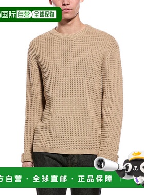 自营Slate & Stone Waffle Knit Wool-Blend Crewneck Sweater -