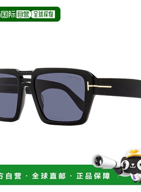 自营Tom Ford男式Redford太阳镜TF1153 01A黑色56mm-01A 【美国奥