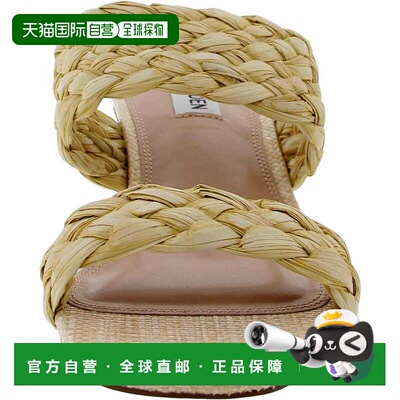 自营Steve Madden誓言凉鞋Raffia VOWS01S1-816女式-米色 美国奥