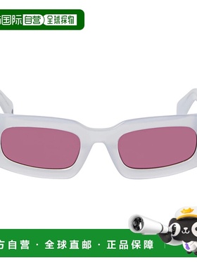 自营 off-white米白色Cary长方形太阳镜-灰色酒红色 美国奥莱直发