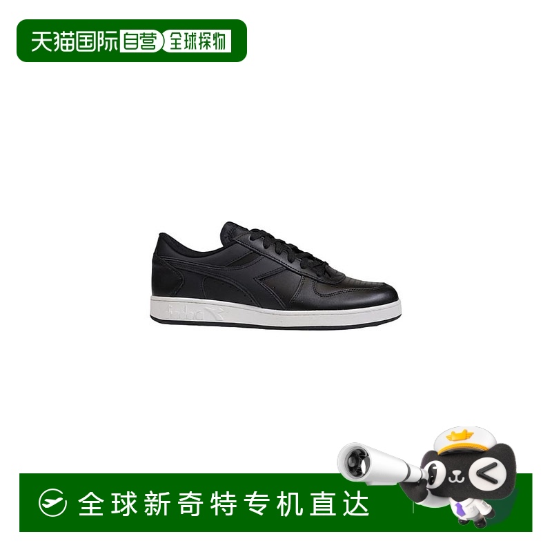 自营 Diadora Leather男式运动鞋-黑色 【美国奥莱】直发