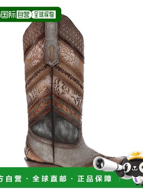 1h可退 【美国直邮】corral 女士 靴子新款女靴中筒靴皮靴牛仔靴