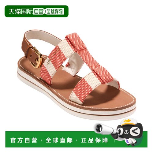 自营Cole Haan Pich Long Weekender帆布凉鞋-米色 美国奥莱直发