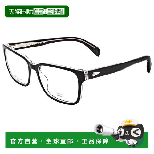 自营rag & boneRag&Bone男式58毫米黑色水晶眼镜-黑色水晶 美国奥