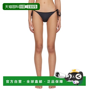 香港直邮潮奢 黑色印花比基尼泳裤 GANNI 女士 A4670 甘尼 1h可退