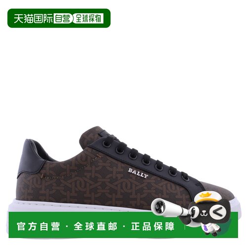 自营Bally Miky B字母组合印花织物运动鞋-多皮革 美国奥莱直发