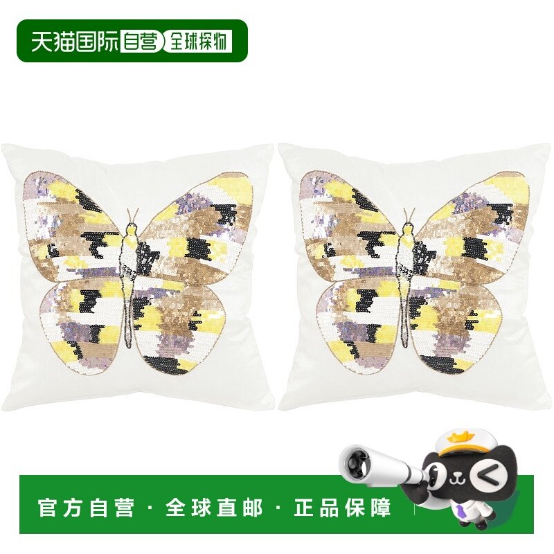 自营 Safavieh Papillon 枕头 - 冰糕 美国奥莱直发