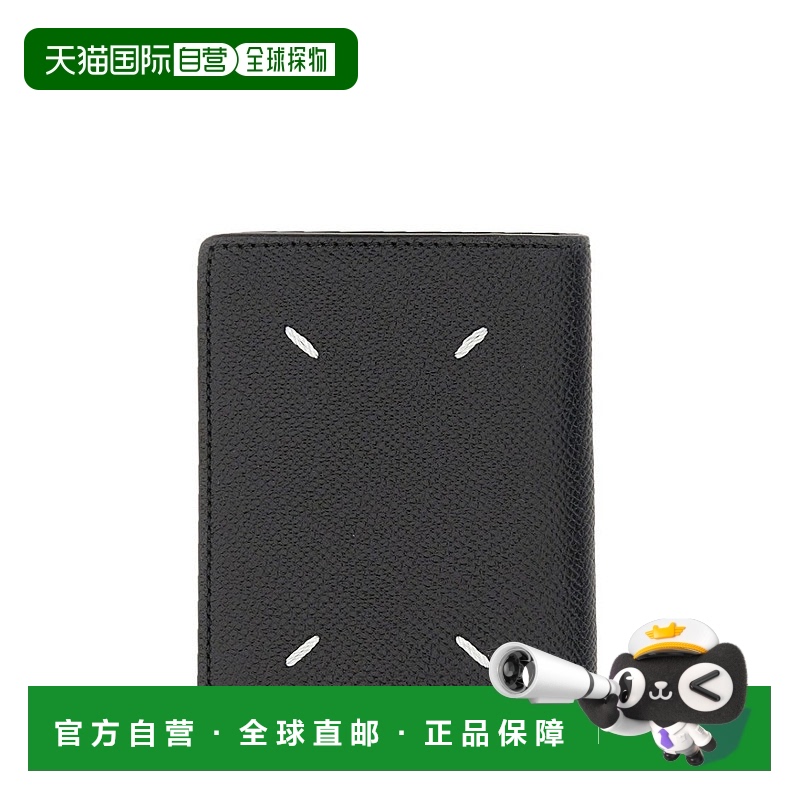 自营 maison margielaPortacarte Bi-Fold Wallet - black 美国奥