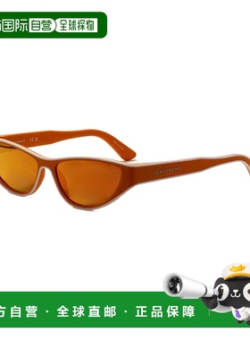 自营Longchamp Women's 56 mm Orange Sunglasses - matte orange