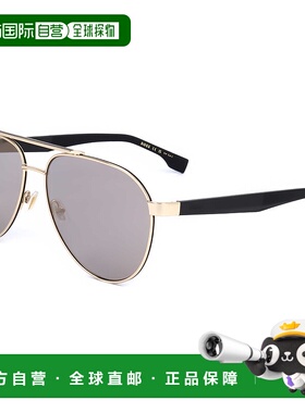 自营Hugo Boss Men's Black Gold 60mm Sunglasses - black gold