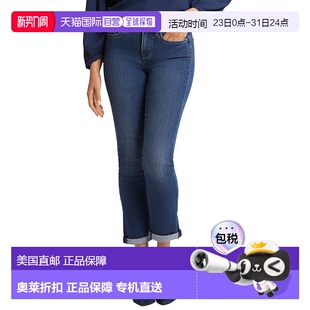 蓝色 Wellspring脚踝裁剪牛仔裤 美国奥莱直发 Sheri 自营NYDJ