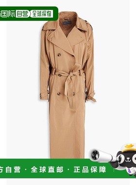 1h可退 香港直邮潮奢 Alberta Ferretti 女士 shell 束带风衣 A06