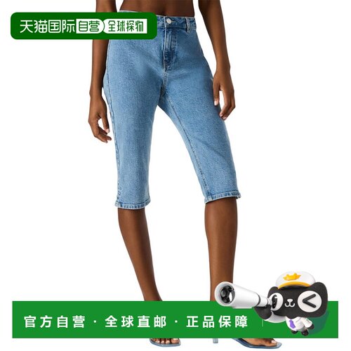 自营Steve Madden Rina Pant - blue 美国奥莱直发牛仔裤七分裤