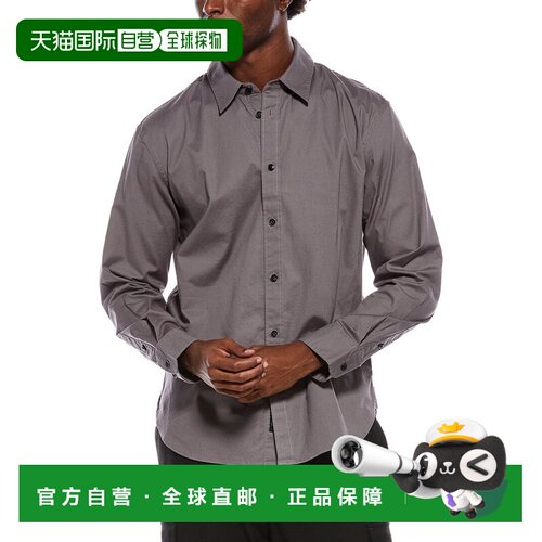 自营rag & bone Griffin衬衫-灰色 美国奥莱直发