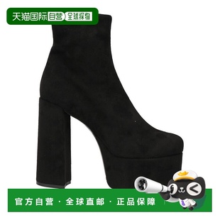 绒面革厚底踝靴 女鞋 1h可退 靴 aniye 时装 17846 美国直邮