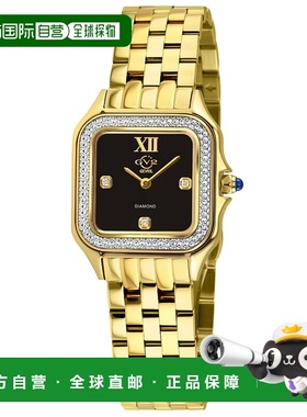 自营GV2 Milan Women's IPYG 316L Stainless Steel, Black Onyx