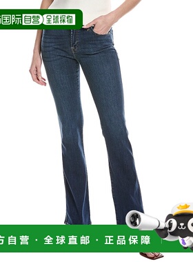 自营 7 For All Mankind金米高波短靴牛仔裤-蓝色 美国奥莱直发