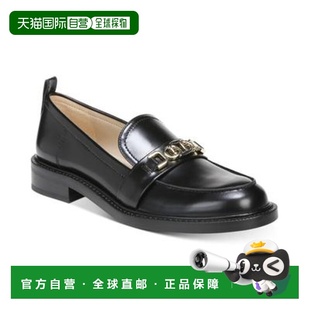 Edelman GAL399 Christy 黑色皮革舒适鞋 黑色 Loafer女式 自营Sam