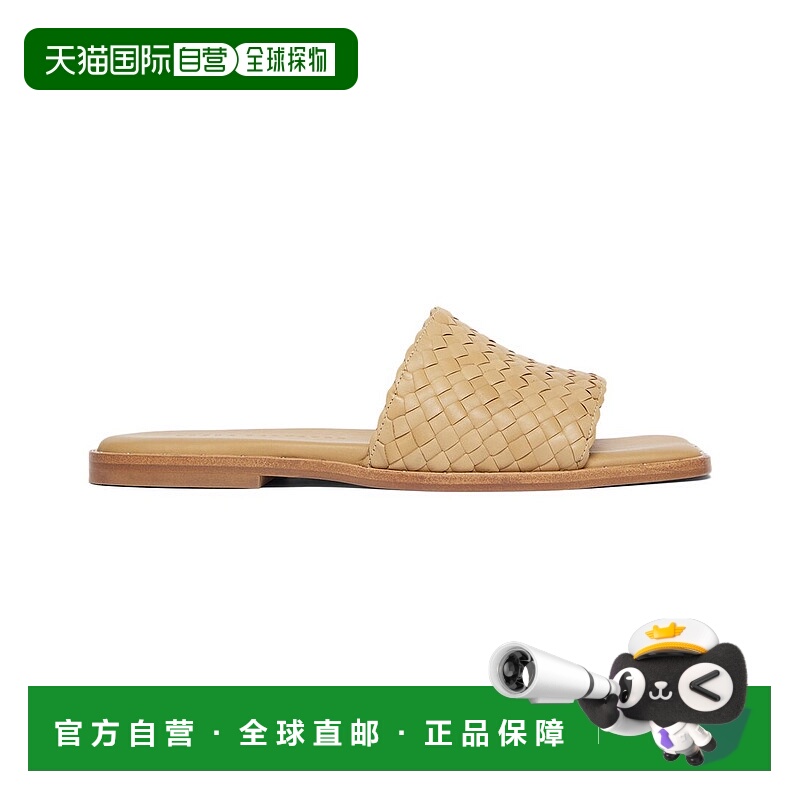 自营freda salvadorFR 274 DA SALVADOR可可皮革凉鞋-米色 美国奥