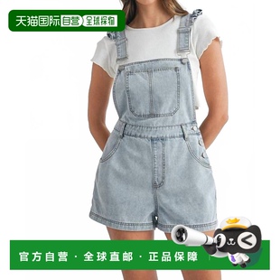 浅色牛仔 裤 美国奥莱直发 mableRemi褶边牛仔工装 自营