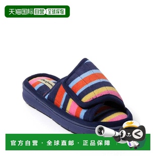 自营Dearfoams Women's Mickey Terry Adjustable Shower Slide H