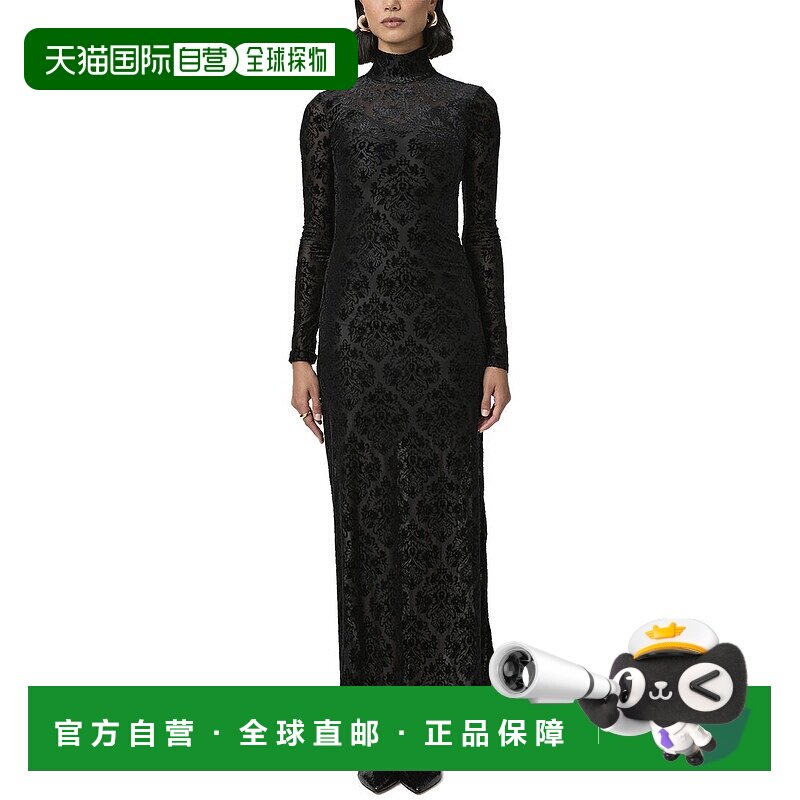 自营PAIGE Lucca Dress - black 美国奥莱直发连衣裙长裙