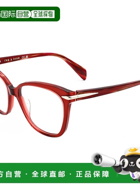 自营 rag & boneRag&Bone女式54毫米红色眼镜-红色 美国奥莱直发