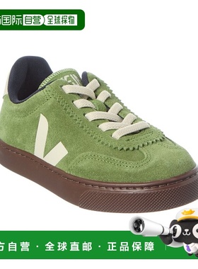 自营VEJA Small Volley Suede Sneaker - green 美国奥莱直发