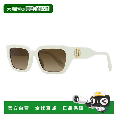 自营Marc Jacobs女士方形太阳镜Marc 809/S SZJHA象牙色54mm-shjh